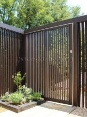 千葉県鎌ヶ谷市 新築外構工事 和モダン 門扉 目隠しフェンス
